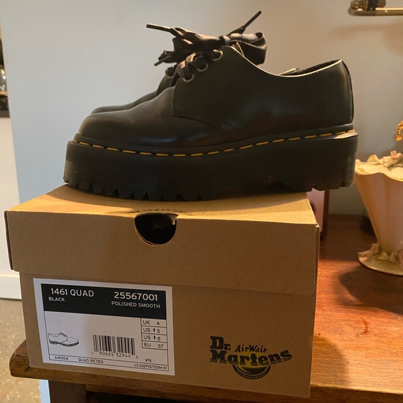 Dr. Martens 1461 Quad Smooth Platform size 37EU - Picture 2 of 6